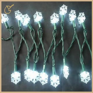 snowflake LED christmas string light